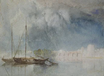 Nantes : Pont Pirmil, vers 1830